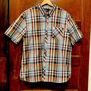Mens Fred Perry Button Up size L